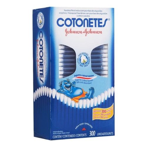 Haste Flex Cotonetes J&J 300Un