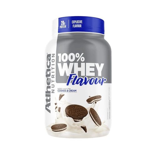 Whey 100% Pote Flavour Cookies 900Gr Atlhetica