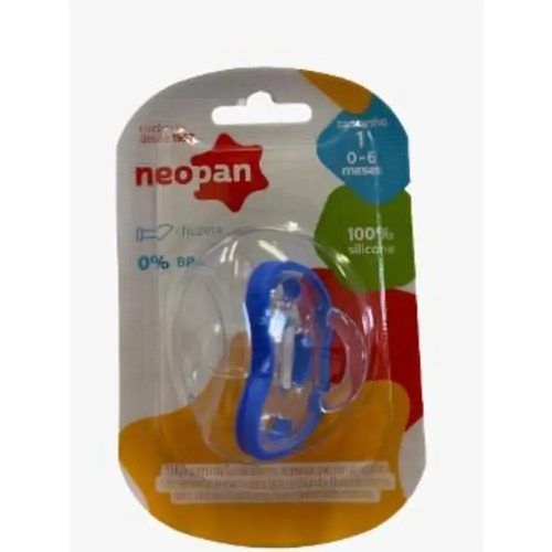 Chupeta Silicone Ortodontica N1 Azul