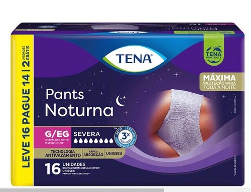 Roupa Intima Tena Pants Noturna G/Eg L16P14