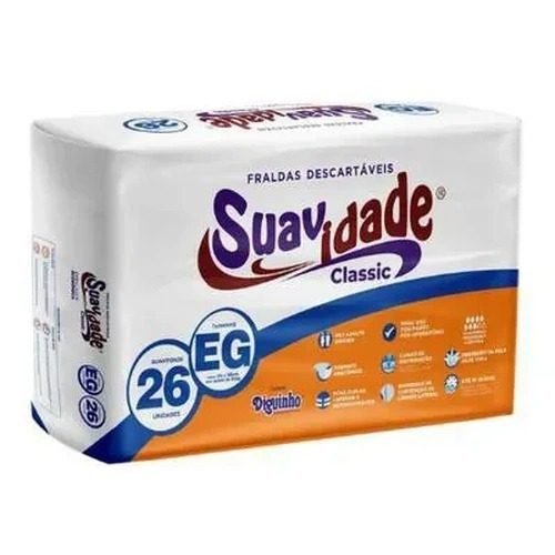 Fralda Geriatrica Suavidade Classic Economica Eg26