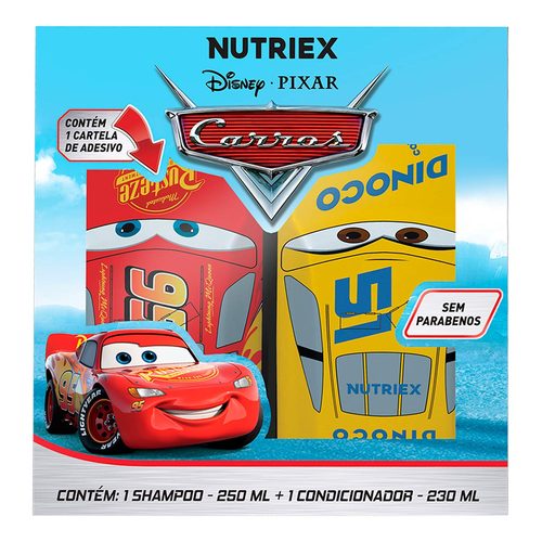 Kit Carros Shampoo 250Ml+Condicionador 230Ml Nutriex