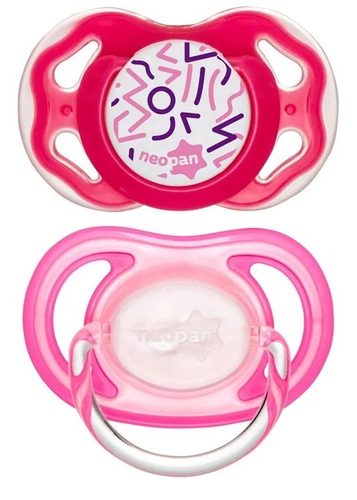 Conjunto 2 Chupetas Ortodontica N2 Rosa1