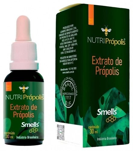 Smells Propolis Extrato Gotas Aquoso 30 Ml