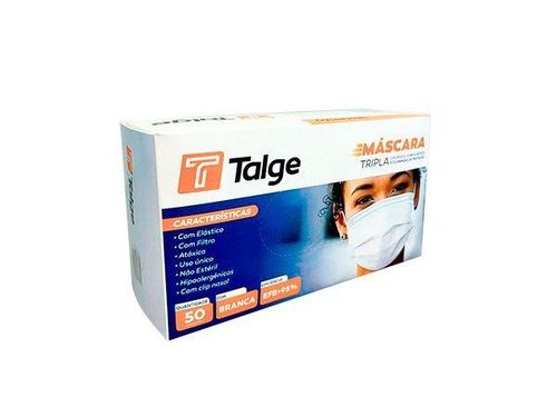 Mascara Tripla C/Elastico Branca Talge