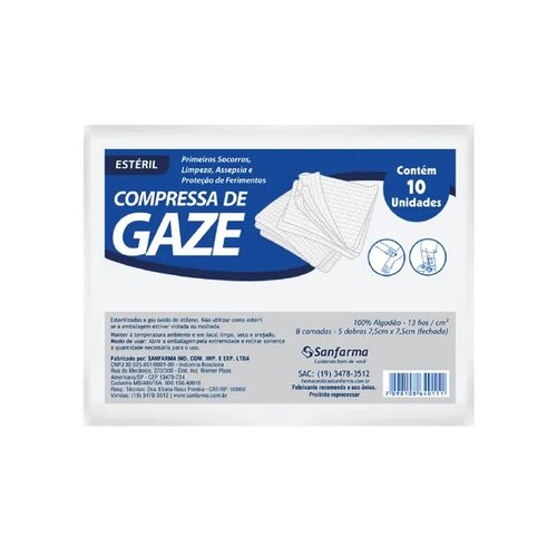 Comp Gaze Cicatrisan 10'S