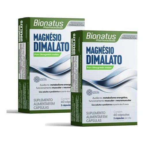 Magnesio Dimalato Uniphar 500Mg 60Cps