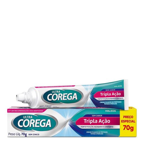 Corega Ultra Creme Tripla Acao 70G