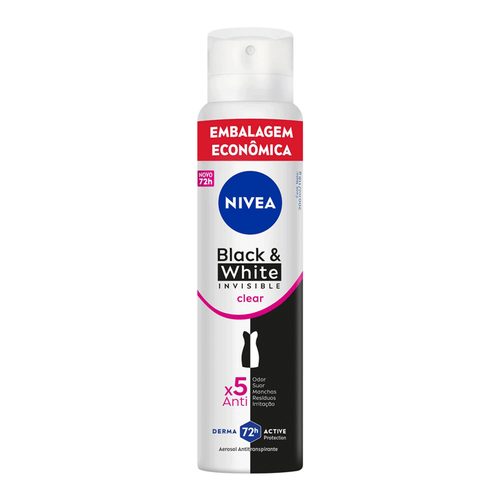 Des Nivea Aero Blacj & White 200Ml Emb Economica
